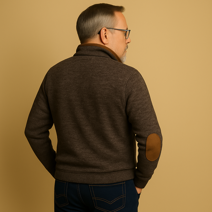 Alp & Aire | Klassischer Strickpullover mit Half-Zip