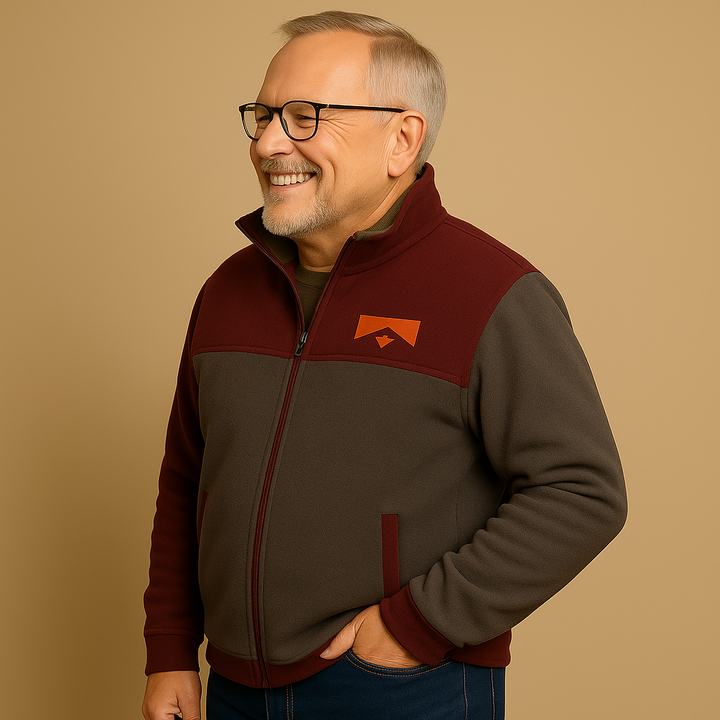 Alp & Aire | Klassischer Strickpullover mit Half-Zip