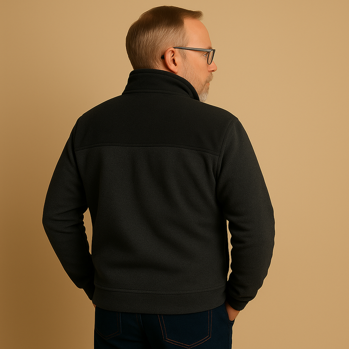 Alp & Aire | Klassischer Strickpullover mit Half-Zip