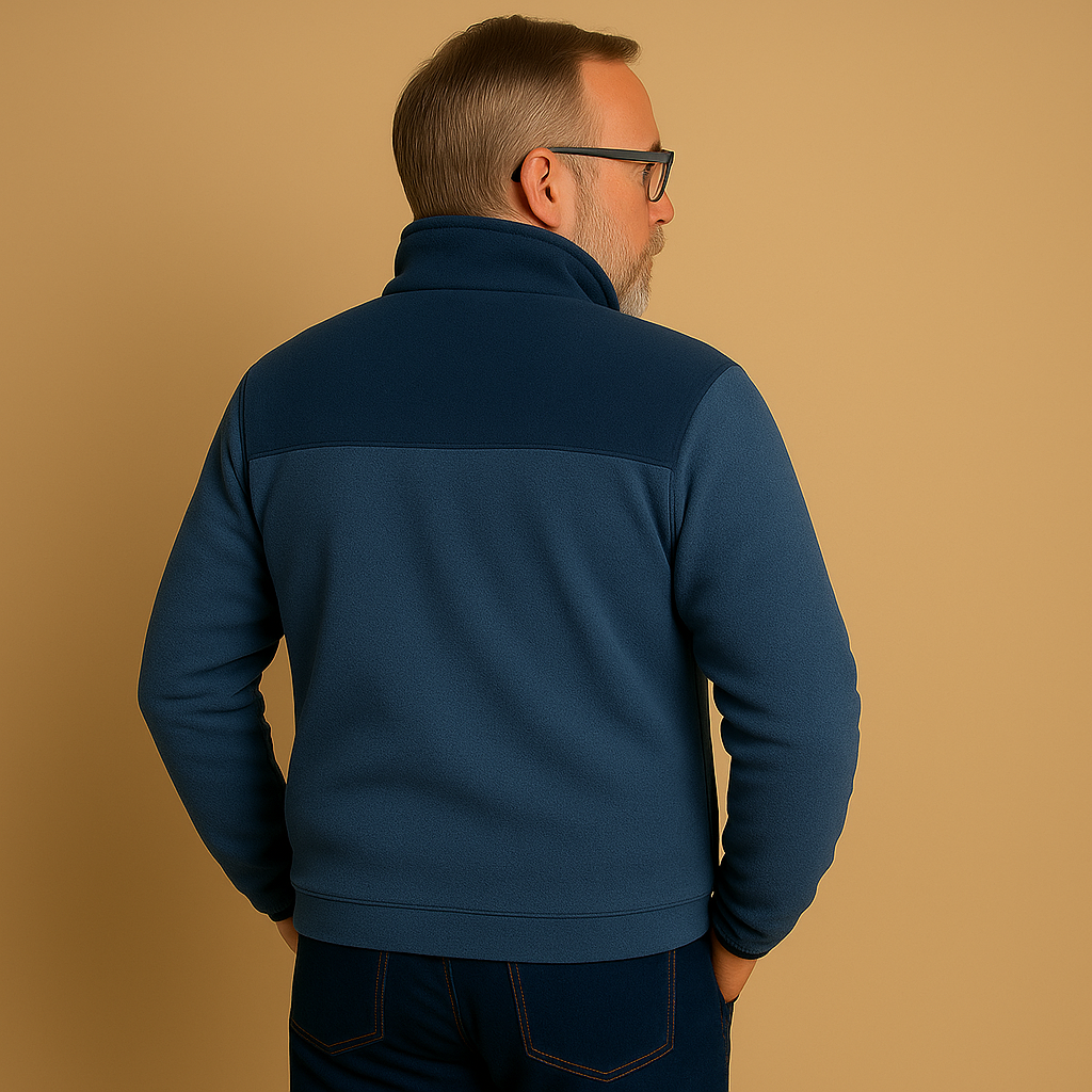 Alp & Aire | Klassischer Strickpullover mit Half-Zip