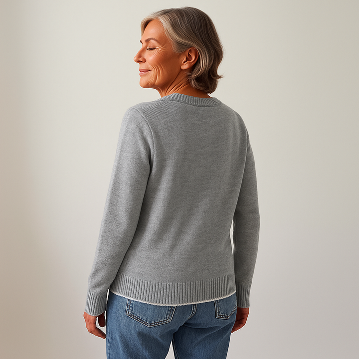 Alp & Aire – Schneefall Jacquard Strick