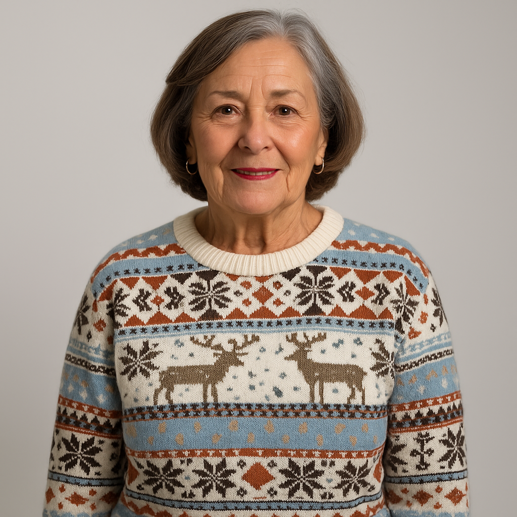 Alp & Aire – Crimson Hearth Knit Sweater