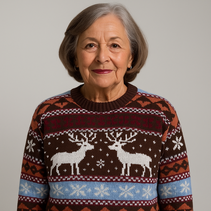 Alp & Aire – Crimson Hearth Knit Sweater