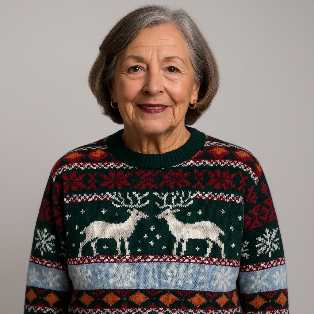 Alp & Aire – Crimson Hearth Knit Sweater