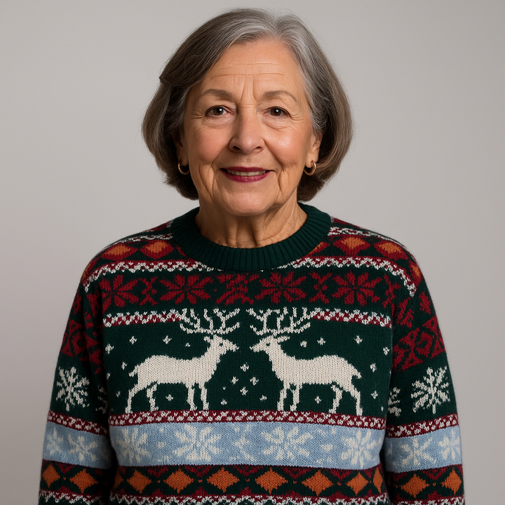 Alp & Aire – Crimson Hearth Knit Sweater