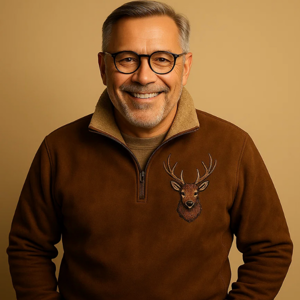 Alp & Aire | Klassischer Strickpullover mit Half-Zip