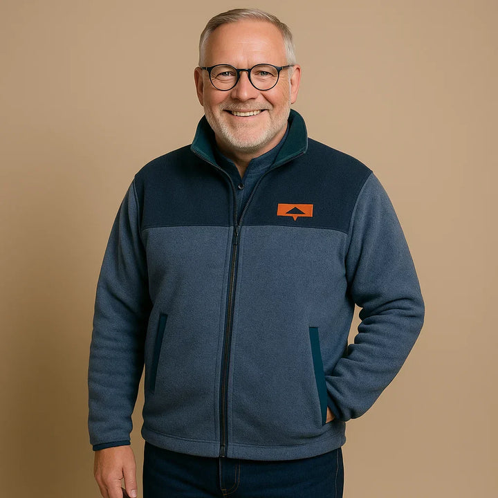 Alp & Aire | Klassischer Strickpullover mit Half-Zip