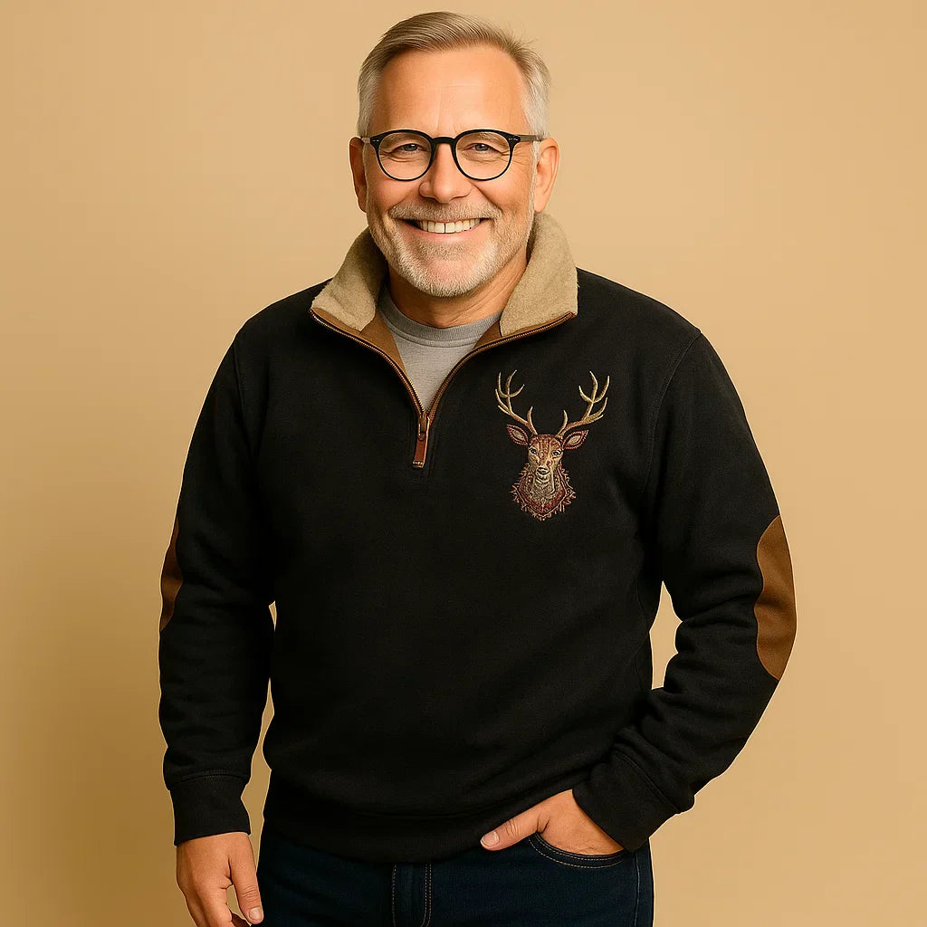 Alp & Aire | Klassischer Strickpullover mit Half-Zip