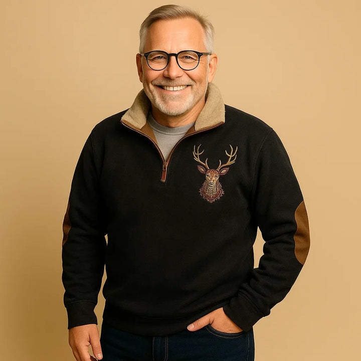 Alp & Aire | Klassischer Strickpullover mit Half-Zip