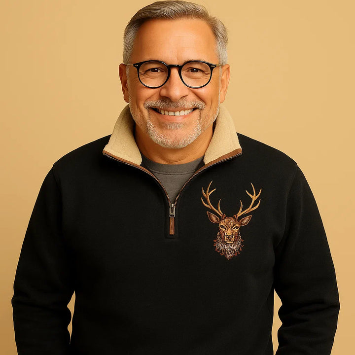 Alp & Aire | Klassischer Strickpullover mit Half-Zip