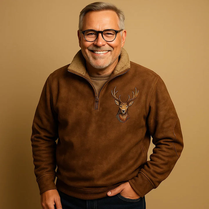 Alp & Aire | Klassischer Strickpullover mit Half-Zip